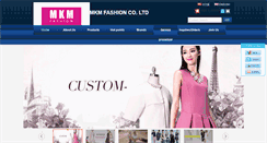 Desktop Screenshot of mkm-fashion.com