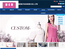 Tablet Screenshot of mkm-fashion.com